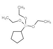 cyclopentyl(triethoxy)silane Structure