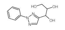 1,2,3-Propanetriol,1-(2-phenyl-2H-1,2,3-triazol-4-yl)-, L-erythro- (8CI)结构式