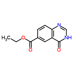 3,4-二氢-4-氧代喹唑啉-6-羧酸乙酯结构式