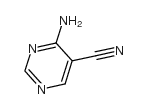 4-Amino-5-pyrimidinecarbonitrile Structure