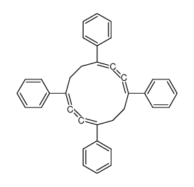 1,4,7,10-tetraphenylcyclododeca-1,2,3,7,8,9-hexaene结构式