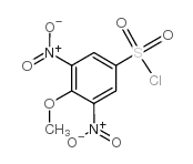 3,5-二硝基-4-甲氧基苯磺酰氯结构式