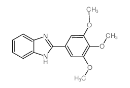 2-(3,4,5-三甲氧基苯基)-1H-苯并咪唑结构式