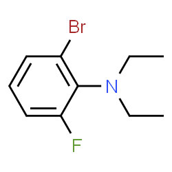 2-Bromo-N,N-diethyl-6-fluoroaniline structure