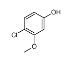 3-甲氧基-4-氯苯酚结构式