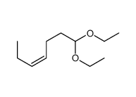 (Z)-4-hepten-1-al diethyl acetal结构式