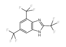 2,4,6-tris(trifluoromethyl)-1H-benzimidazole Structure