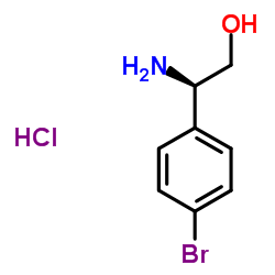 (R)-2-amino-2-(4-bromophenyl)ethanol hydrochloride structure