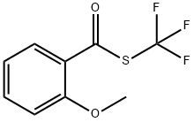 2-甲氧基苯甲酸三氟甲硫基酯结构式
