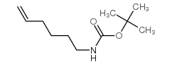 Carbamic acid, 5-hexenyl-, 1,1-dimethylethyl ester (9CI) Structure