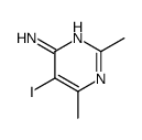 5-iodo-2,6-dimethylpyrimidin-4-amine Structure