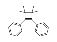 (3,3,4,4-tetramethyl-2-phenylcyclobuten-1-yl)benzene Structure