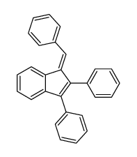 (1E)-1-benzylidene-2,3-diphenyl-indene结构式