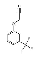 3-(三氟甲基)苯氧基乙腈结构式
