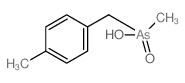 Arsine oxide,hydroxymethyl(p-methylbenzyl)- (8CI) structure
