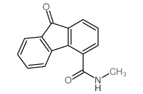 9H-Fluorene-4-carboxamide,N-methyl-9-oxo- Structure