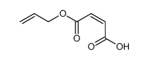 马来酸单烯丙酯结构式