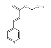 3-(4-吡啶)-2-丙酸乙酯结构式