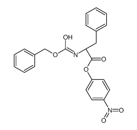 benzyloxycarbonylphenylalanine 4-nitrophenyl ester structure