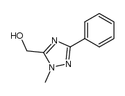 (2-methyl-5-phenyl-2H-[1,2,4]triazol-3-yl)-methanol结构式