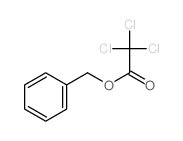 Acetic acid,2,2,2-trichloro-, phenylmethyl ester结构式
