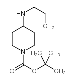 1-N-Boc-4-丙胺哌啶结构式