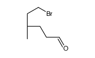 (4S)-6-Bromo-4-methylhexanal Structure