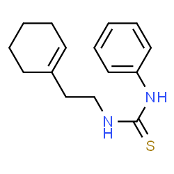 1-[2-(cyclohex-1-en-1-yl)ethyl]-3-phenylthiourea结构式