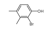 2-bromo-3,4-dimethylphenol结构式
