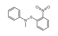 N-methyl-N-phenyl-2-nitrobenzenesulfenanilide结构式