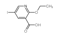2-乙氧基-5-碘烟酸结构式