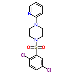 1-[(2,5-Dichlorophenyl)sulfonyl]-4-(2-pyridinyl)piperazine Structure