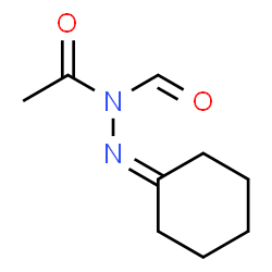 Acetic acid,cyclohexylideneformylhydrazide (9CI) structure