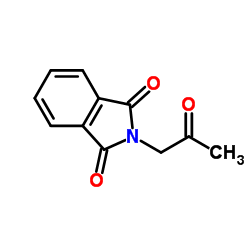 邻苯二甲酰亚胺基丙酮结构式