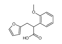 3-(FURAN-2-YL)-2-(2-METHOXYPHENYL)PROPANOIC ACID结构式