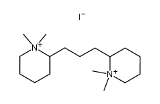 1,1,1',1'-tetramethyl-2,2'-propanediyl-bis-piperidinium, diiodide Structure