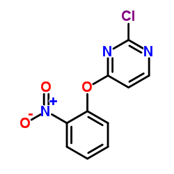 2-Chloro-4-(2-nitrophenoxy)pyrimidine Structure