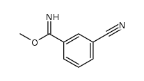 3-cyanobenzeneimidic acid methyl ester结构式