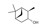 [1S-(1alpha,2alpha,3beta,5alpha)]-2,6,6-trimethylbicyclo[3.1.1]heptan-3-ol Structure