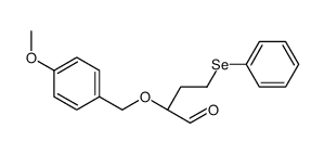 (2R)-2-[(4-methoxyphenyl)methoxy]-4-phenylselanylbutanal Structure