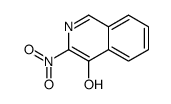 3-nitroisoquinolin-4-ol结构式