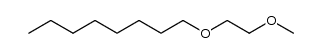 2-methoxyethyl octyl ether结构式