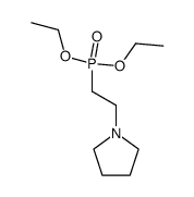DIETHYL 2-(PYRROLIDIN-1-YL)ETHYLPHOSPHONATE Structure
