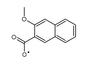 3-methoxy-2-naphthoyloxyl radical Structure