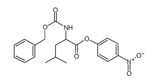 n-cbz-dl-leucine p-nitrophenyl ester结构式