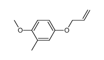 4-(allyloxy)-1-methoxy-2-methylbenzene结构式