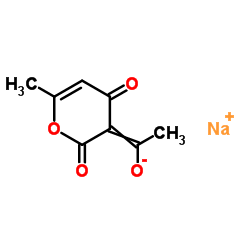 Dehydroacetic acid sodium structure