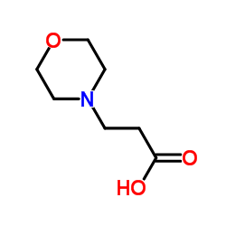 4-Morpholinepropionic acid Structure