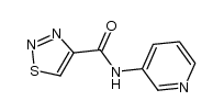N-(pyridin-3-yl)-1,2,3-thiadiazole-4-carboxamide结构式