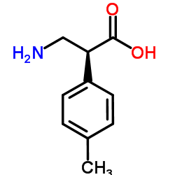 (S)-3-氨基-3-(4-甲基苯基)丙酸结构式